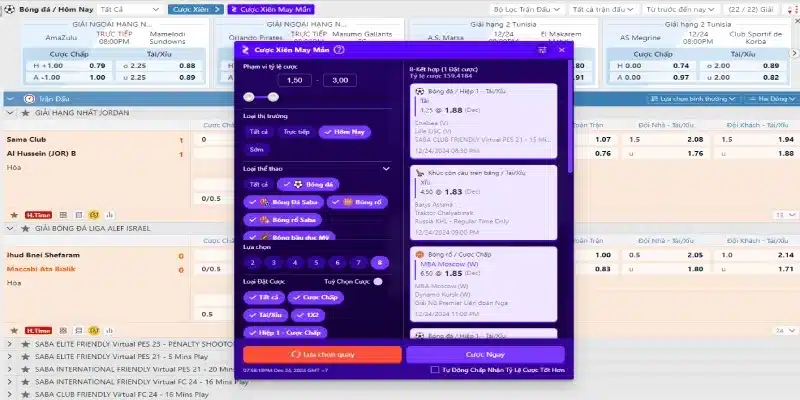 Công thức tính thưởng khi đánh xâu bóng đá